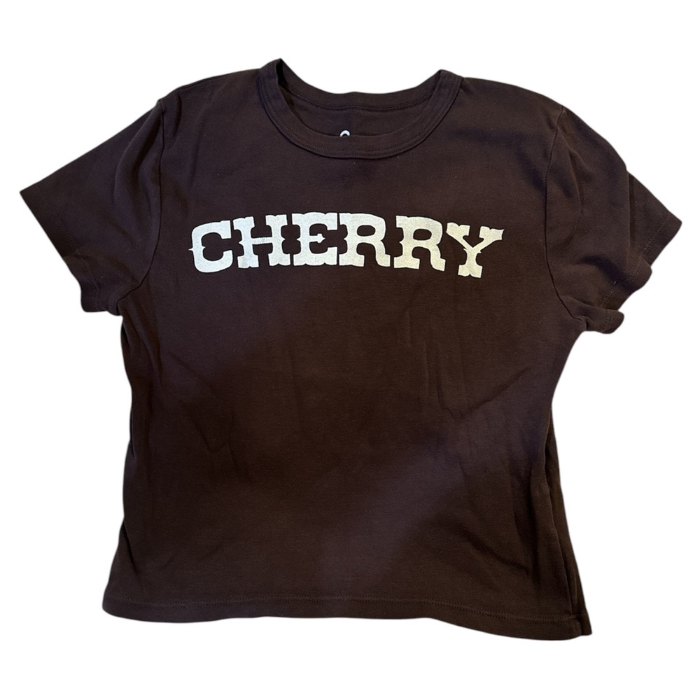 Cherry LA Dark Brown Short Sleeve Tee